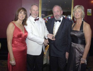 lions-club-04 Vice District Governor James O'Sullivan receiving Chain of Office