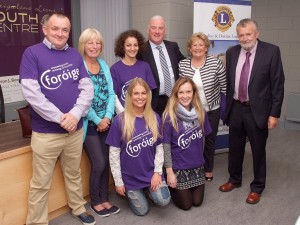 Members of Foróige pictured at the Official Opening of the Carrigaline Lions Youth Centre last week. Included are Derek McGreevey ; Carol McCarthy ; Mihaela Giriveva ; Declan O'Leary ; Catherine Coleman ; Fiachra O'Callaghan ; Diane Doherty and Chloe Sheehan. (Picture: Adrian O'Herlihy) Sept 18th 2015